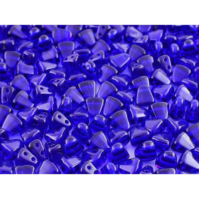 Matubo Nib-Bit Two-Hole Beads Cobalt Blue 30090 | 6x5mm