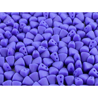 Matubo Nib-Bit 6x5mm Matte Opaque Blue 33050/84110 | Czech Beads