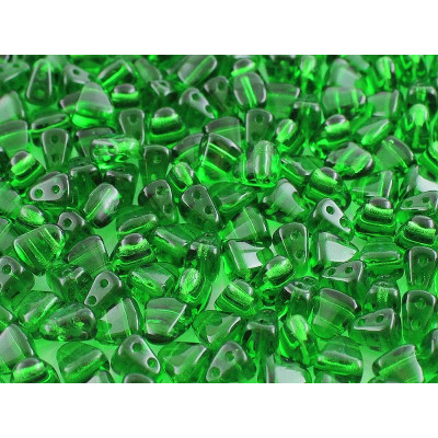 Matubo Nib-Bit 6x5mm Chrysolite Green 50050 | Czech Glass Beads