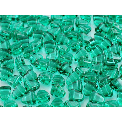 Matubo Nib-Bit Emerald Green 50720 | 6x5mm Two-Hole Glass Beads