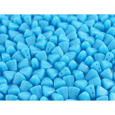 Matubo Nib-Bit Beads 6x5mm Turquoise Blue 63030 | Czech Glass