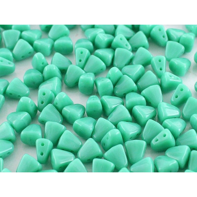 Matubo™ Nib-Bit Czech Glass Beads Turquoise Green 63130 | 6x5mm