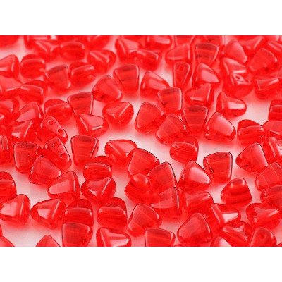 Matubo Nib-Bit Beads 6x5mm Ruby Red 90080 | Czech Glass