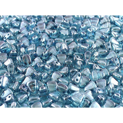 Matubo Nib-Bit 6x5mm Crystal Blue Luster 00030/14464 | Czech Beads