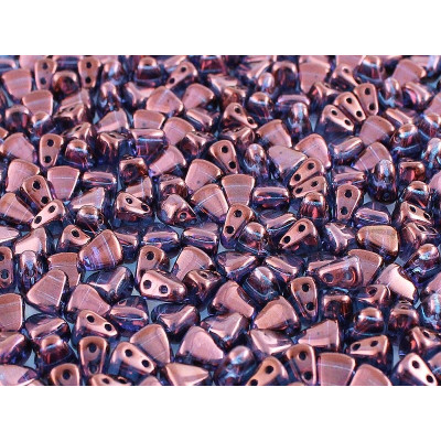 Matubo™ Nib-Bit 6x5mm Vega on Crystal 15726 | Czech 2-Hole Beads