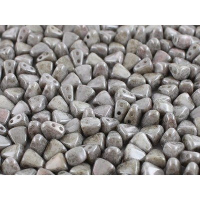 Matubo Nib-Bit 6x5mm Chalk Jet Luster 03000/14449 | Czech Beads