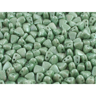 Matubo Nib-Bit Beads Chalk Green Luster 03000/14459 | 6x5mm
