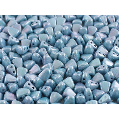 Matubo Nib-Bit 6x5mm Chalk Blue Luster 03000/14464 | Czech Beads