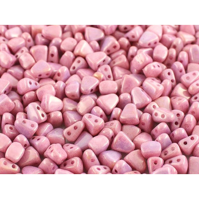 Matubo Nib-Bit Beads 6x5mm Chalk Lila Luster 14494 | Czech Glass