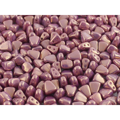 Matubo Nib-Bit Violet Luster 14496 | 2-Hole Czech Glass Beads