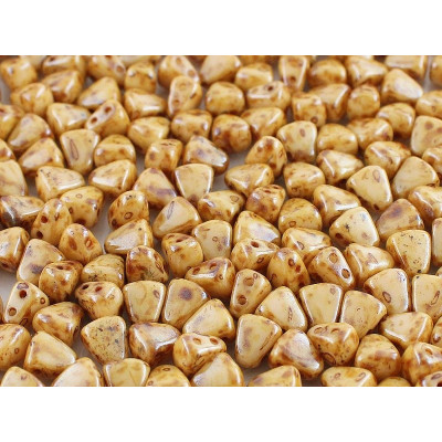 Matubo™ Nib-Bit Beads Chalk Orange Glaze 03000/65415 | Czech Glass