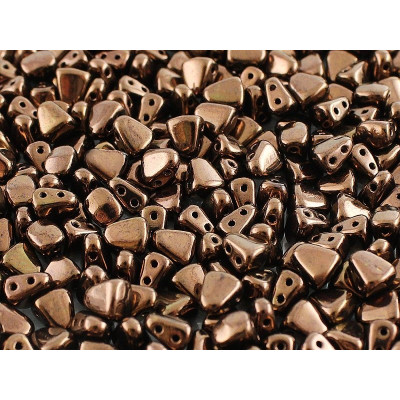 Matubo Nib-Bit 6x5mm Jet Bronze 23980/14415 | Czech Glass Beads