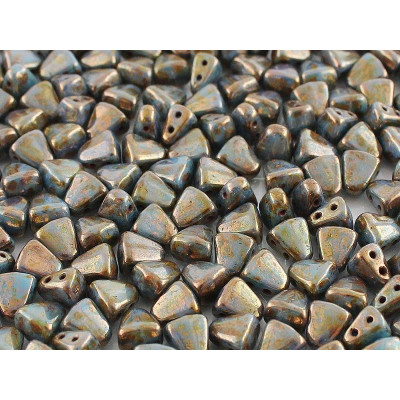 Matubo™ Nib-Bit Beads 6x5mm Turquoise Senegal 63030/15695