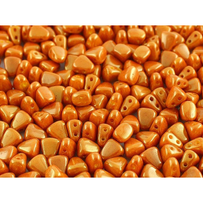 Matubo Nib-Bit 6x5mm Limon Red Luster 83120 | Czech Glass Beads