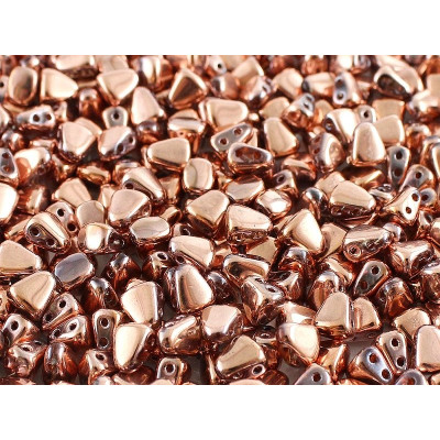 Matubo Nib-Bit 6x5mm Crystal Full Gold Capri 27103 | Czech Beads