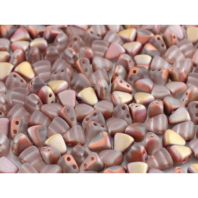 Matubo Nib-Bit Czech Glass Beads Crystal Capri Gold Mat 00030/27171