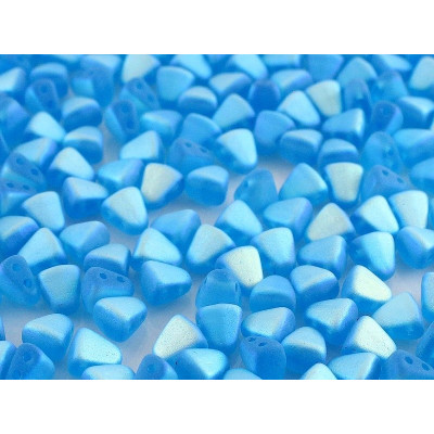 Matubo Nib-Bit 6x5mm Aquamarine AB Mat 60020/28773 | Czech Beads