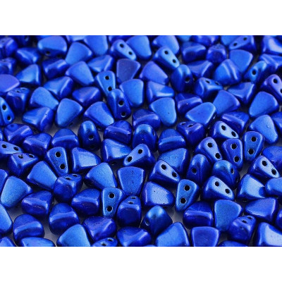 Matubo Nib-Bit 6x5mm Metalust Crown Blue 23980/24203 | Czech Beads