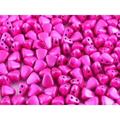 Matubo Nib-Bit 2-Hole Beads Metalust Hot Pink 23980/24207