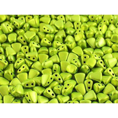 Matubo Nib-Bit Electric Green 23980/24210 | 6x5mm Czech Glass