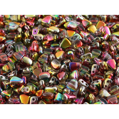 Matubo Nib-Bit 6x5mm Magic Red Yellow 00030/95600 | Czech Beads