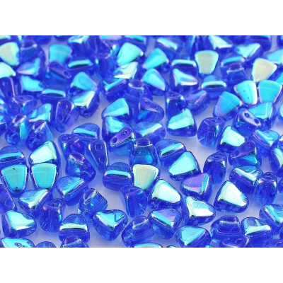 Matubo Nib-Bit Sapphire AB 6x5mm 30060/28703 | Czech Glass Beads