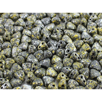 Matubo Nib-Bit Tweedy Yellow 23980/45701 6x5mm 2-Hole Beads