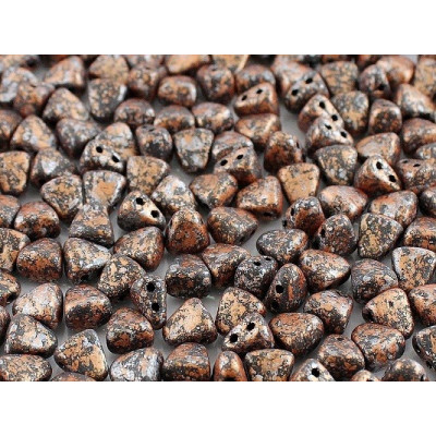 Matubo Nib-Bit 6x5mm Tweedy Light Copper 23980/45709 | Czech Beads