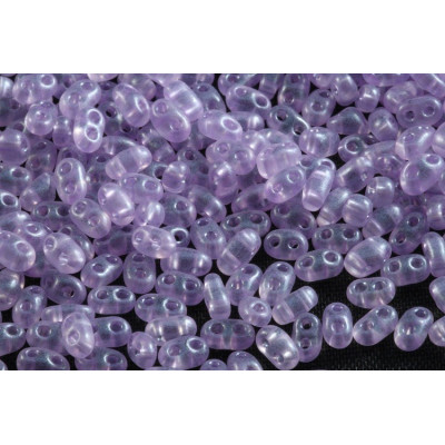Preciosa Twin Beads Violet Luster 0130/08128 | Czech Two-Hole Beads