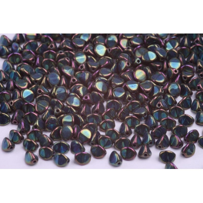 Pinch Beads Violet Iris 5197 5x5mm | Rutkovsky Czech Glass