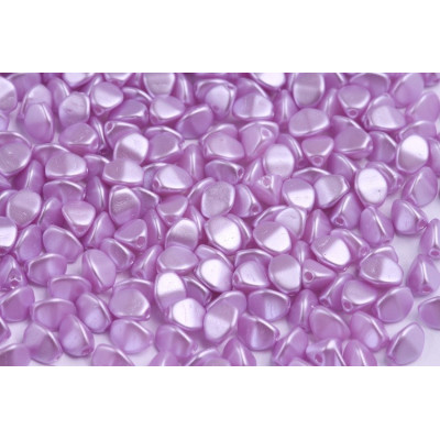 Czech Pinch Beads 5x5mm Pastel Light Rose 02010/25011 | Rutkovsky