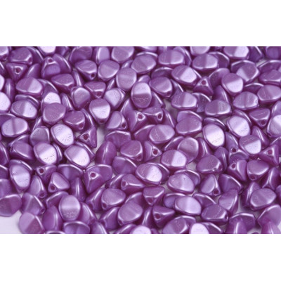 Pinch Beads 5x5mm Pastel Lilac 02020/25012 | Czech Glass