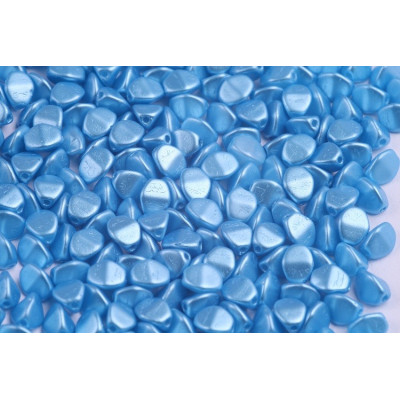 Light Blue Pinch Beads 5x5mm Rutkovsky 5551 | Czech Glass