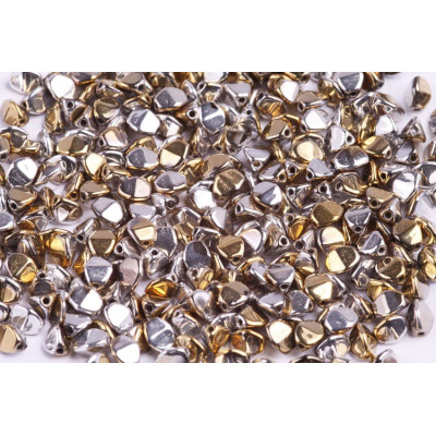 Pinch Beads Crystal California Silver 00030/98550 5x5mm | Glass Beads