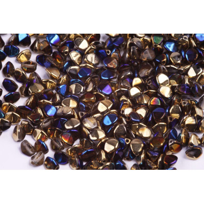 Pinch Beads 5x5mm Crystal California Blue 00030/98548 | Rutkovsky