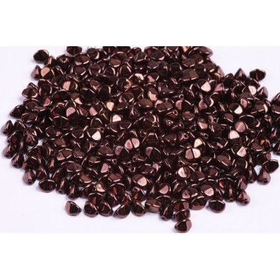 Czech Pinch Beads 5x5mm Vega on Jet 23980/15726 | Rutkovsky