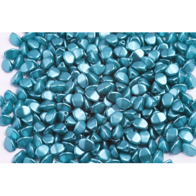 Pinch Beads 5x5mm Pastel Teal 02010/25031 | Rutkovsky