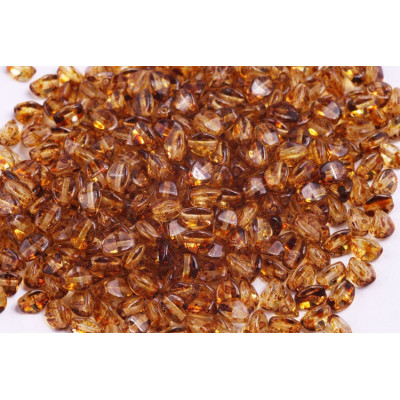 Pinch Beads Crystal Picasso Brown 00030/86800 | Czech Glass Beads