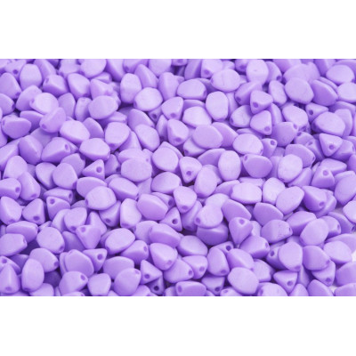 Pinch Beads Opaque Violet Silk Mat 5x5mm 29570 | Czech Glass