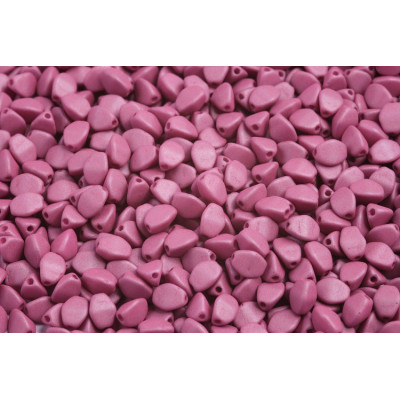 Pinch Beads 5x5mm Opaque Wine Lees Silk Mat 02010/29565 | Glass Beads