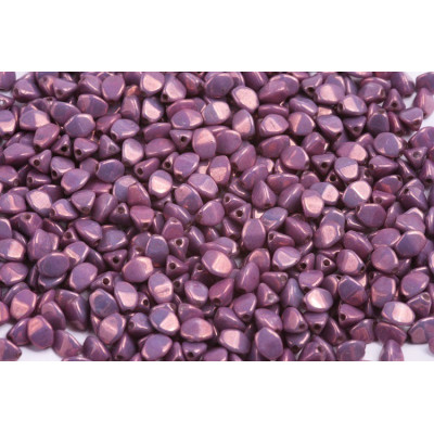 Czech Pinch Beads Violet Vega 02010/15726 5x5mm | Glass Beads