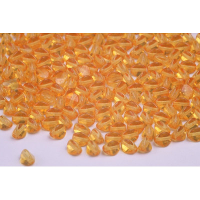 Orange Czech Glass Pinch Beads 5x5mm Code 10024 | Rutkovsky