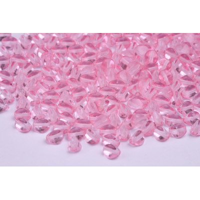Czech Pinch Beads 5x5mm Pink 10028 | Rutkovsky Glass Beads