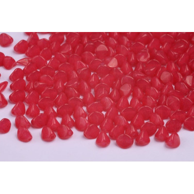 Pinch Beads 5x5mm Red 10025AL | Rutkovsky Czech Glass Beads