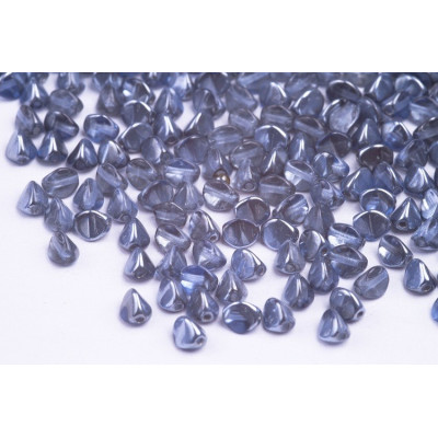 Pinch Beads 5x5mm Blue 10043AL | Rutkovsky Czech Glass Beads