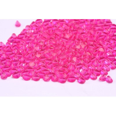 Pink Pinch Beads 5x5mm Czech Glass 4939 | Rutkovsky Glass Beads