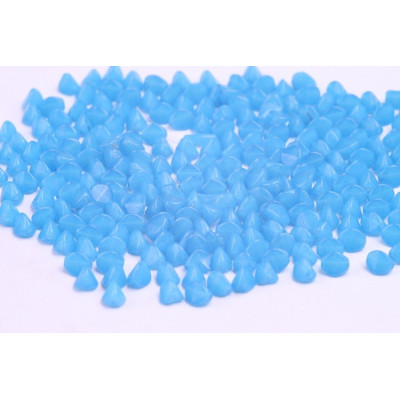 Light Blue Pinch Beads 5x5mm 10045AL | Czech Glass Beads