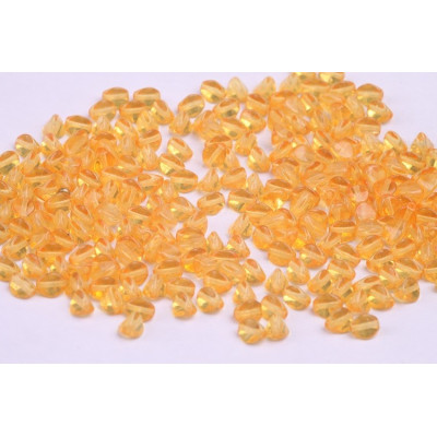 Pinch Beads 5x5mm Orange Hyacinth 10018 | Czech Glass Beads