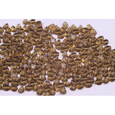 Pinch Beads 5x5 mm Brown 10026 | Rutkovsky Czech Glass