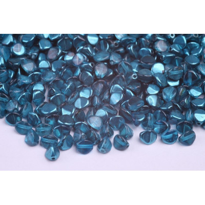 Pinch Beads Blue 10016AL 5x5 mm | Rutkovsky Czech Glass